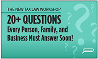 Horsesmouth Savvy Tax Planning-New Tax Law Presentation