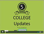 Horsesmouth Savvy College Planning Webinar Updates