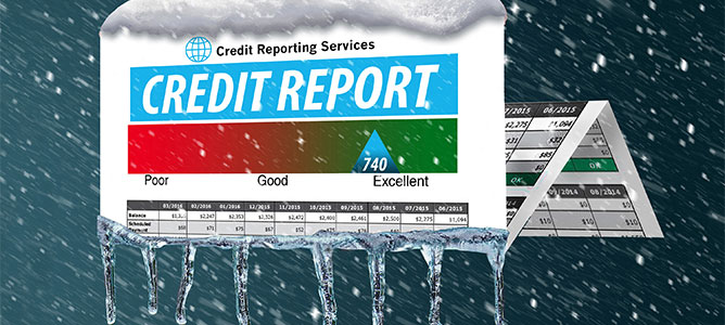 Credit freeze