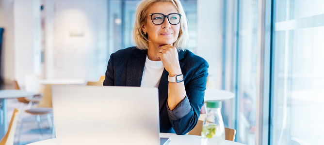 Mature female professional