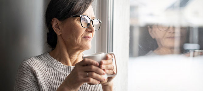 Thoughtful Senior Woman