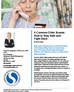 4 Common Elder Scams