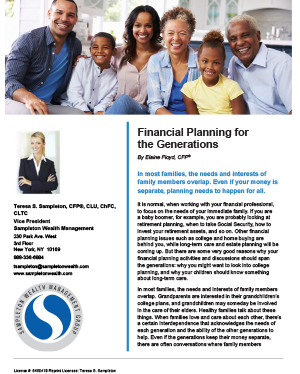 Financial Planning for the Generations