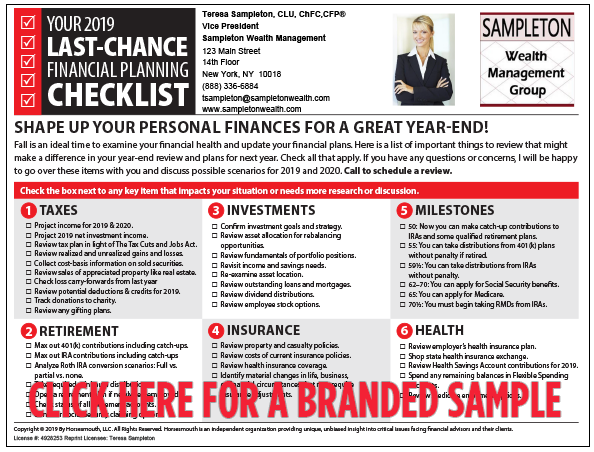 Checklist Sample