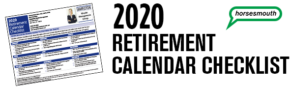 Retirement Calendar Checklist