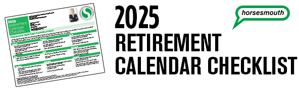 Retirement Calendar Checklist