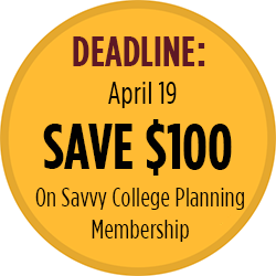 Savvy College Planning Save $100