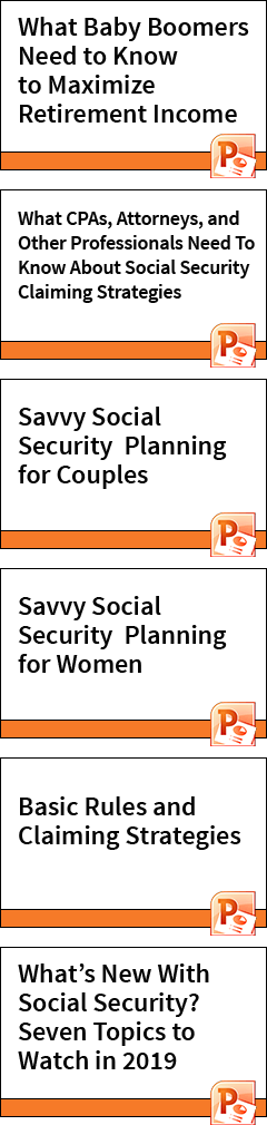 horsesmouth savvy social security