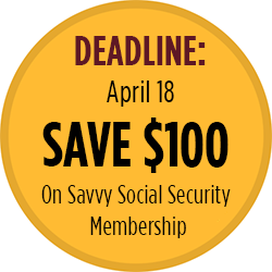 Savvy Social Security-Save $100