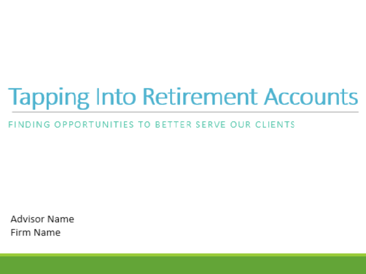 COI Roundtable: Tapping Into Retirement Accounts