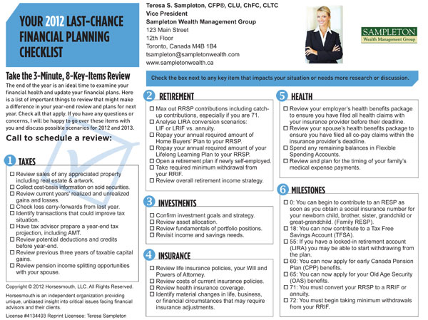 Checklist Sample