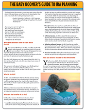 Baby Boomer's Guide to IRA Planning