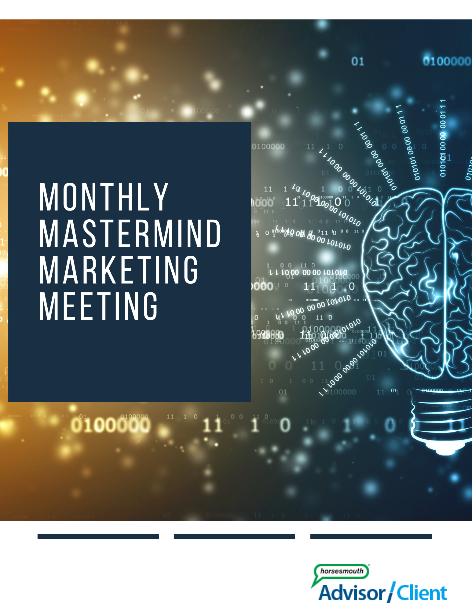 Horsesmouth Advisor/Client: Mastermind Marketing Meeting