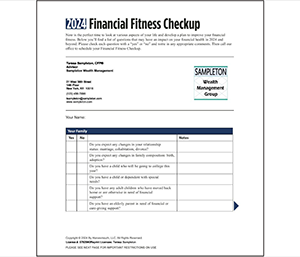 Financial Fitness Checklist