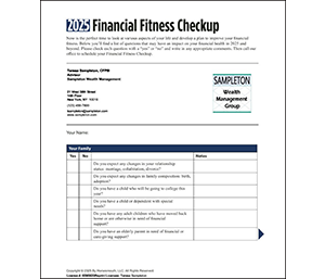 Financial Fitness Checklist