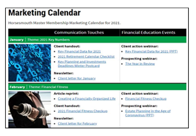 Master Marketing Calendar