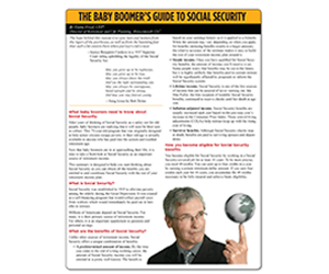 Baby Boomers Guide to Social Security