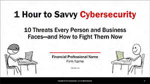 Savvy Cybersecurity- 1 Hour to Savvy Cybersecurity