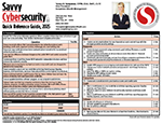 Horsesmouth Savvy Cybersecurity Renewal Quick Reference Guide