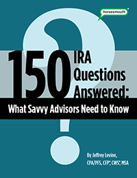 Horsesmouth Savvy IRA Planning 150 IRA Questions Answered