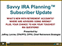 Horsesmouth Savvy IRA Planning Update Webinars