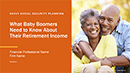 Horsesmouth Savvy Social Security-What Baby Boomers Need to Know About Their Retirement Income