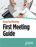 Horsesmouth Savvy Tax Planning-First Meeting Guide