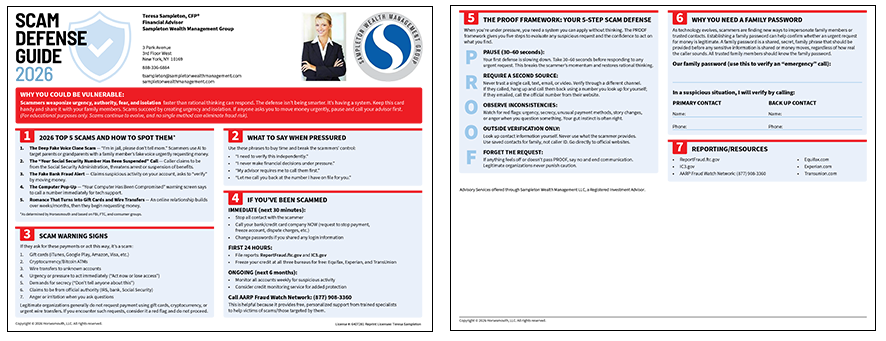 The Scam Defense Guide 2026