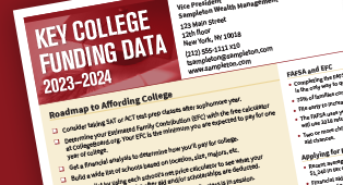 Key College Funding Data