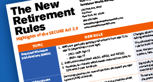 New Retirement Rules